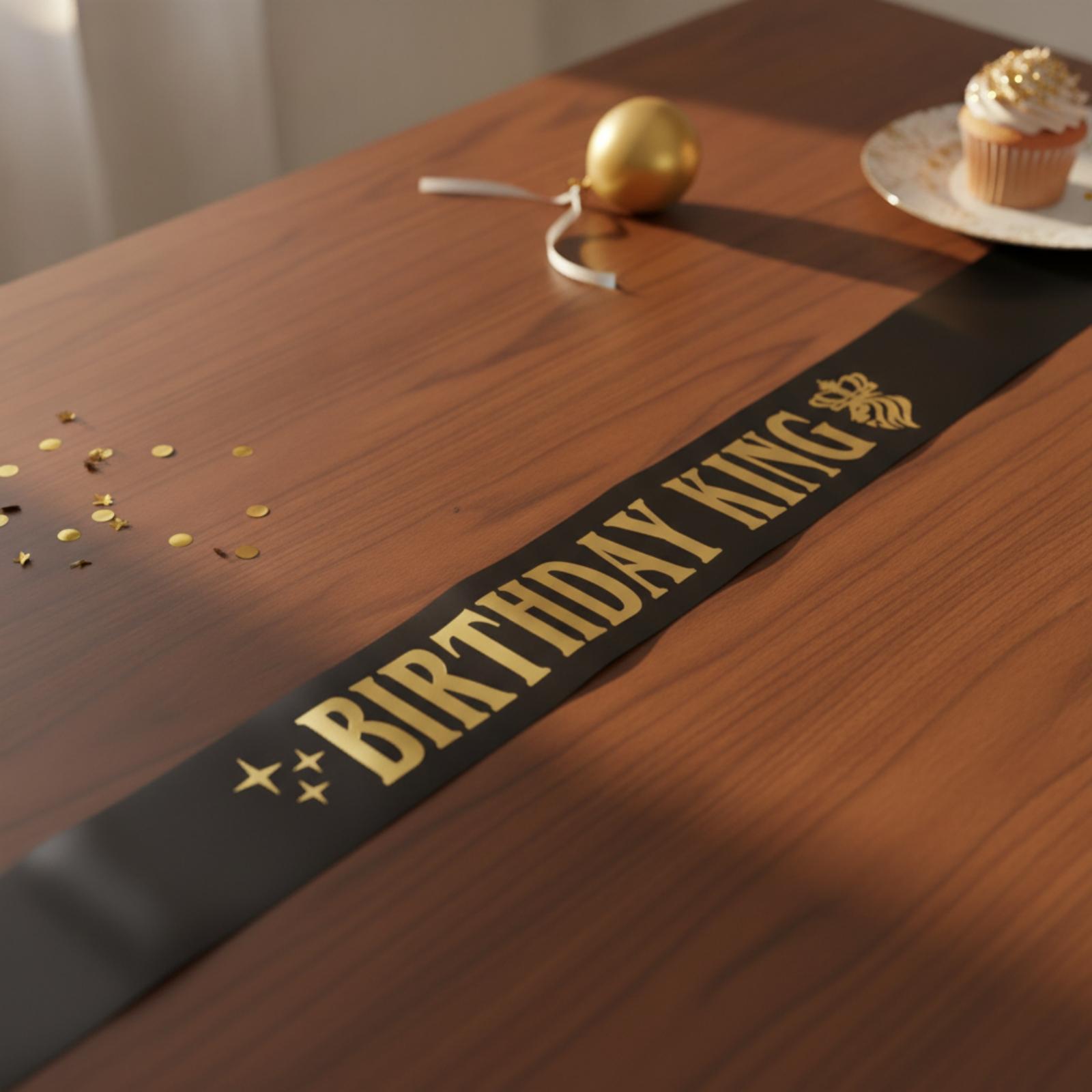 Verjaardagskoning Feestkroon G - Birthday Sash Glitter recensie en prijs