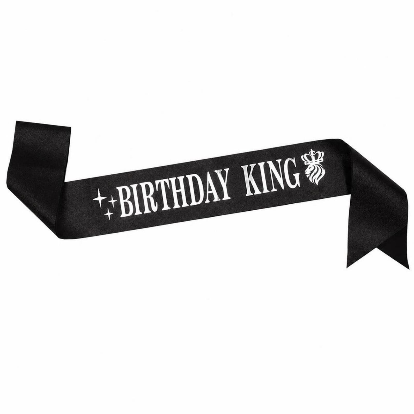 Verjaardagskoning Feestkroon G - Birthday Sash Glitter recensie en prijs