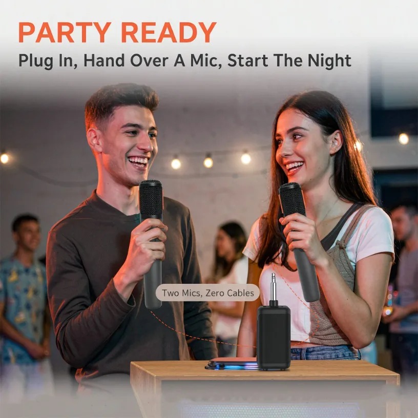 Draadloze microfoon, dubbele h - Event & Party Supply Photos recensie en prijs