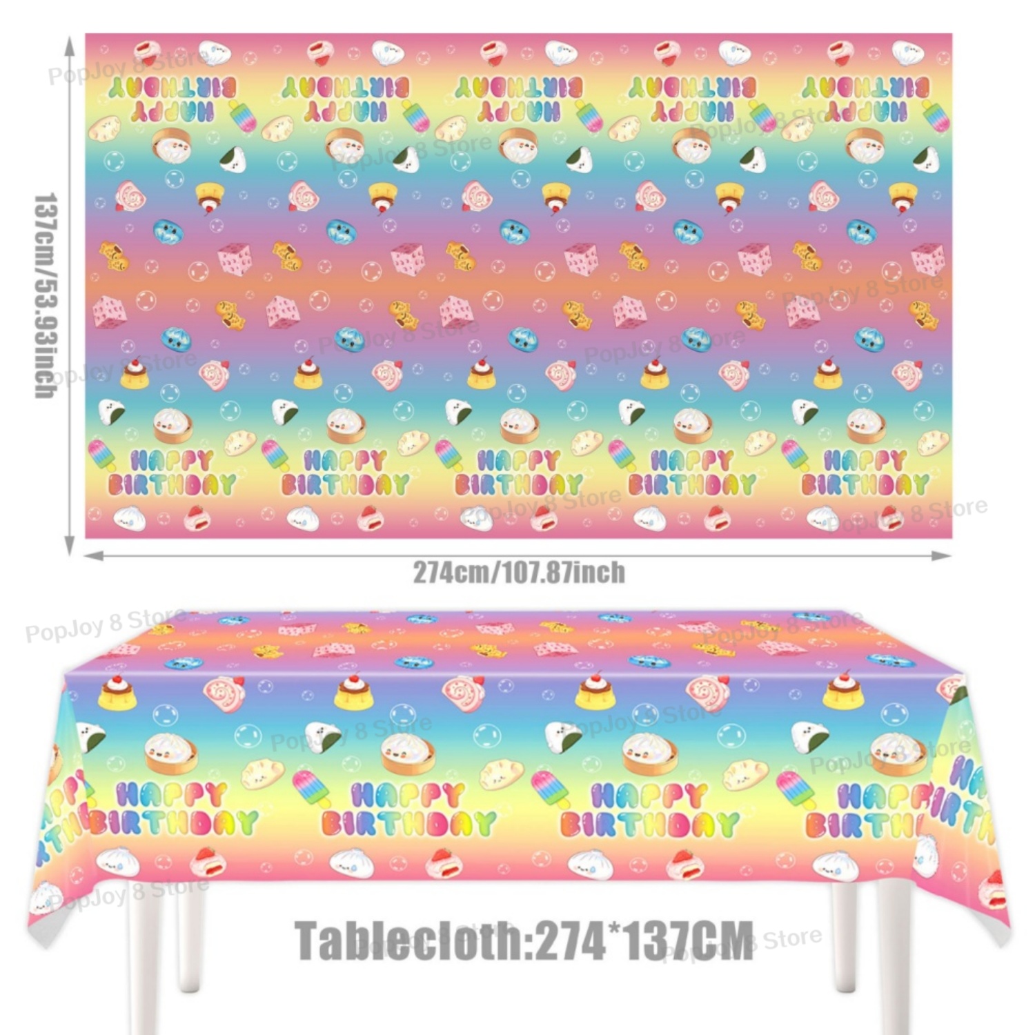 137x274cm wegwerpbaar squishy  - Table Cloth Disposable recensie en prijs