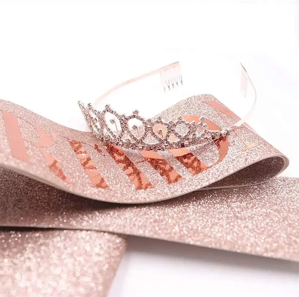 Verjaardag Koningin Kroon Meis - Birthday Sash Glitter recensie en prijs