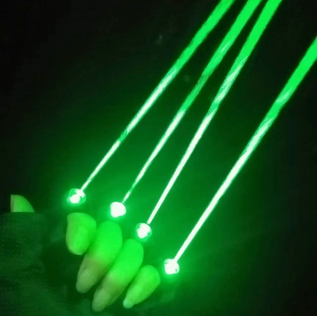 Groene Laserhandschoenen 650nm - Event Party Dj recensie en prijs