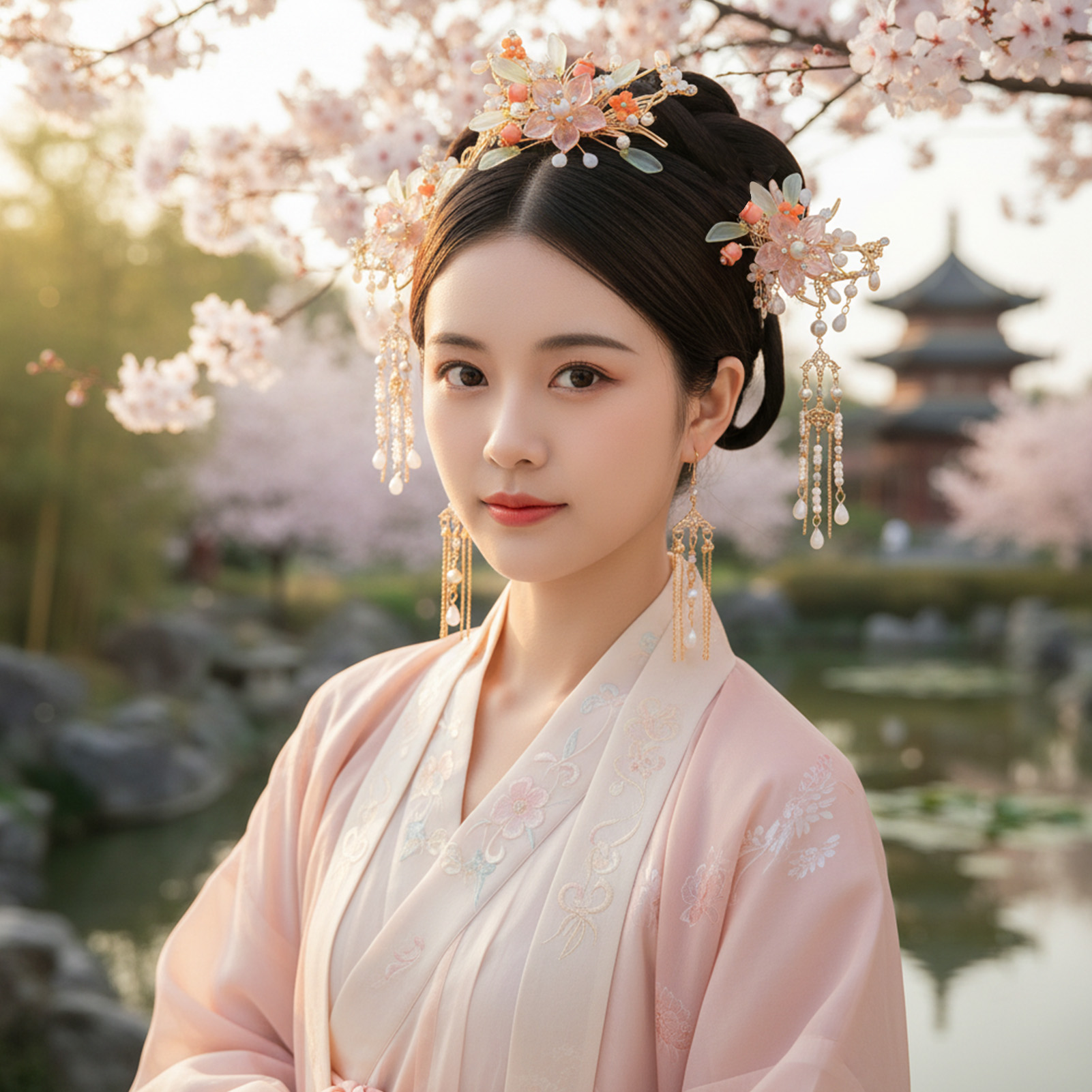 Oude Hanfu haaraccessoires set - Event Suppliers recensie en prijs