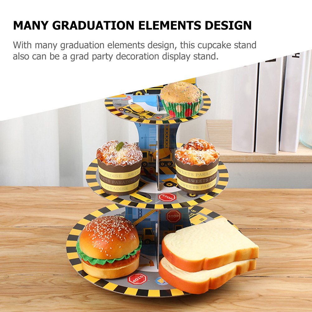 3-laags afstudeercakestandaard - Cupcake Stand Tier recensie en prijs