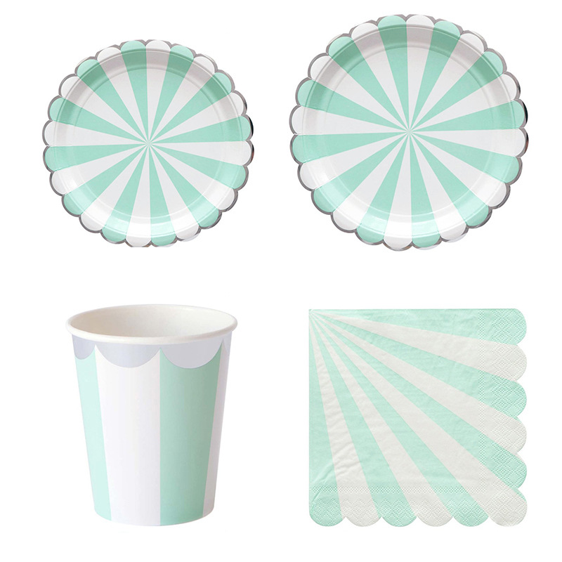 Gestreepte Wegwerp Servies Roz - Paper Straw Color recensie en prijs