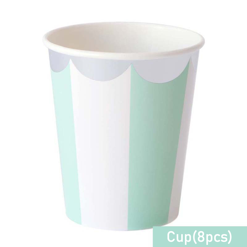 Gestreepte Wegwerp Servies Roz - Paper Straw Color recensie en prijs